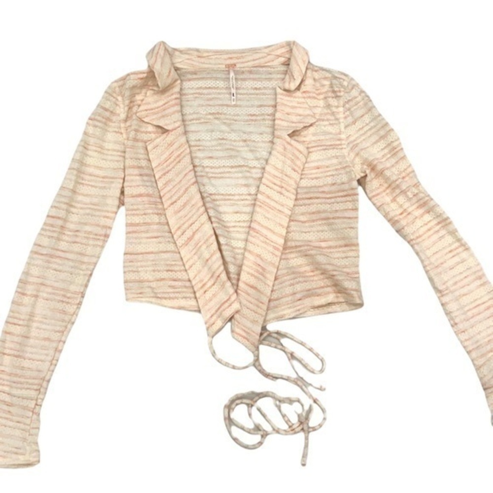 Free people Tie able Blazer orange